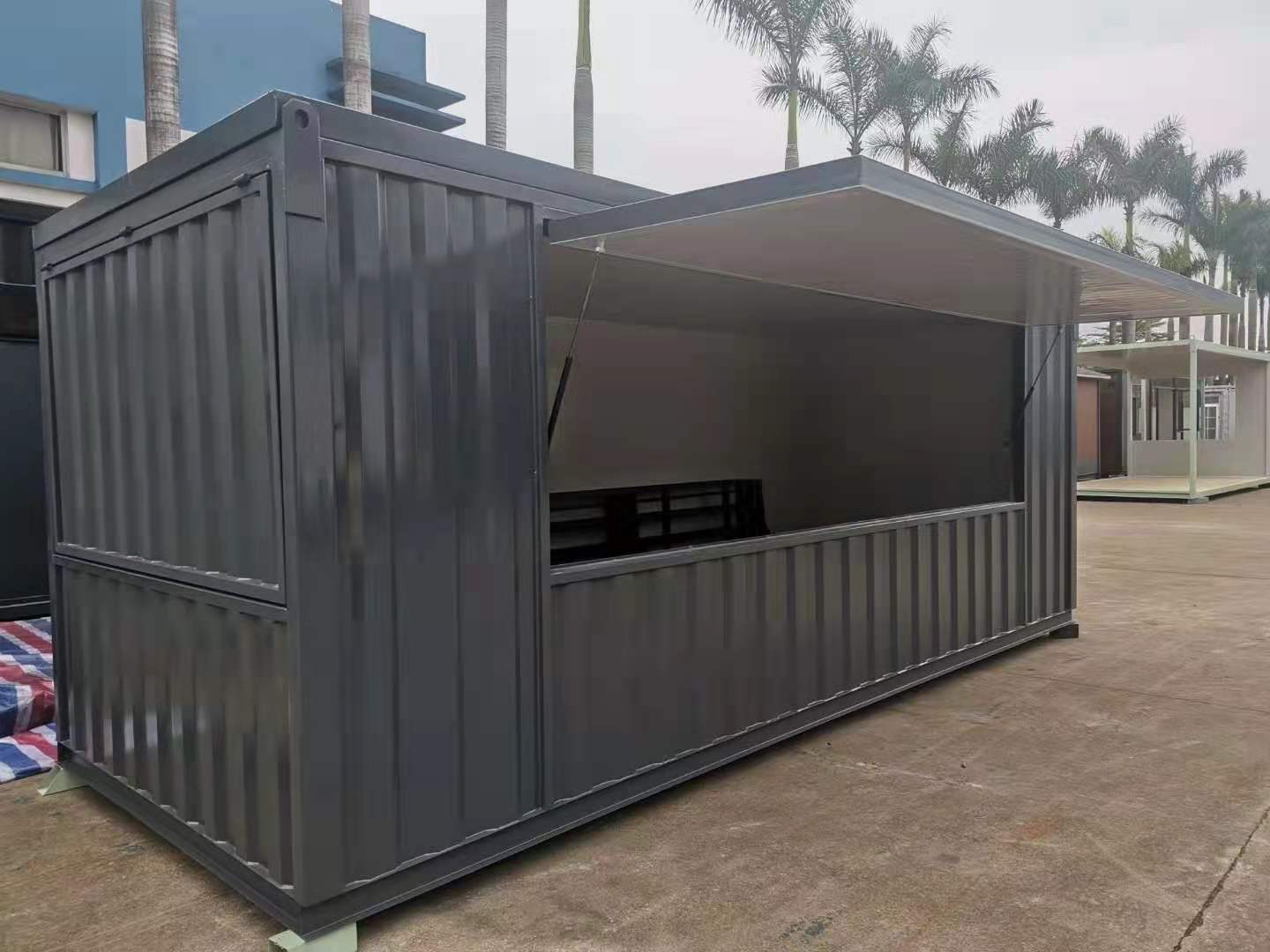 簡易住人集裝箱活動板房子移動房組裝民宿豪華臨建房貨柜屋崗?fù)? class=