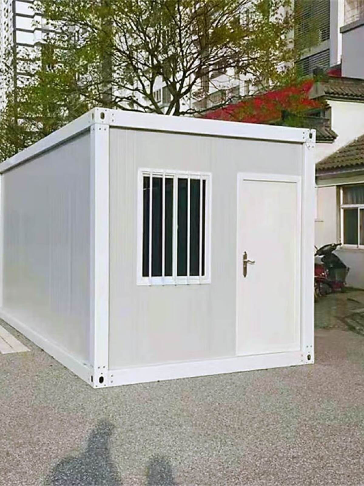 仁聚益集裝箱移動房工地住人集裝箱房辦公室戶外活動板房可拆卸陽光房